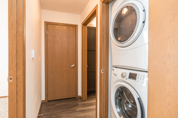 In-unit washer and dryer